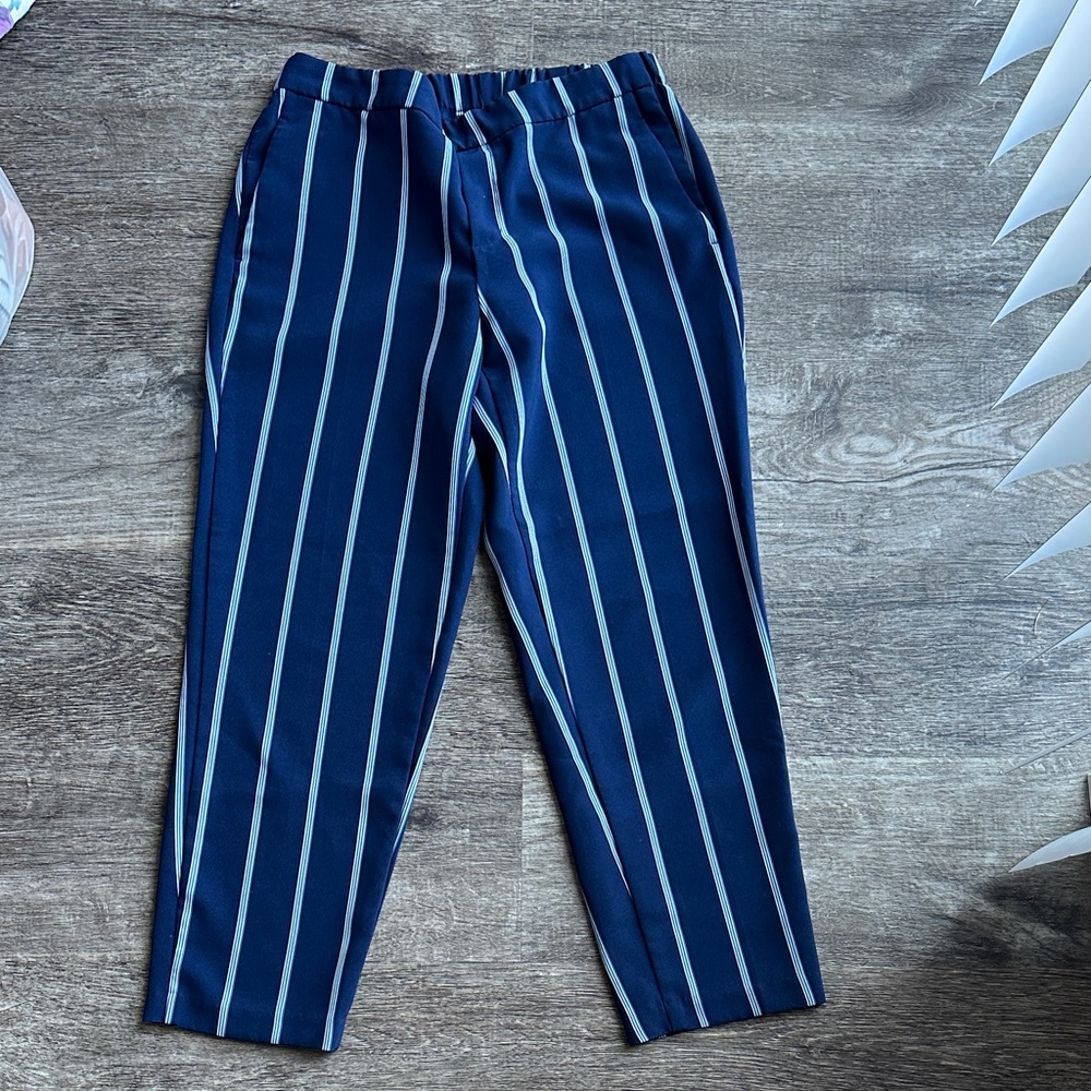 Old Navy Women’s Navy Striped Trousers